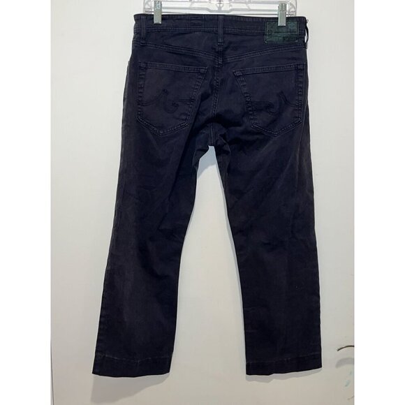 Adriano Goldschmied Mens The Protege Straight Leg Jeans Size 30x34 Black Denim - Picture 4 of 9